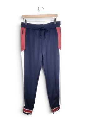 Jian Wang Jogger Track Pants in Navy Size L